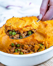 Healthy Sweet Potato Shepherd S Pie Recipe In 2020 Shepherds Pie Recipe Healthy Pie Recipes Stuffed Sweet Potato Healthy