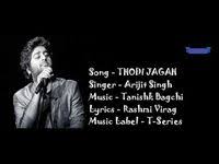Arijit Singh Thodi Jagah De De Mujhe Full Song Lyrics Marjaavaan Thod In 2020 Youtube Songs Songs Song Lyrics