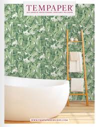 Tropical Jungle Green Tropical Tempaper Elements Shop Tempaper Designs Tropical Home Decor Tropical Furniture Tropical Decor