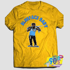 Rapper blueface hip hop cartoon art shirt. Blueface Baby Cartoon Rapper T Shirt On Sale 90sclothes Com