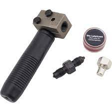Titan fulfils these requirements with top quality strap and seals as well as tensioners and sealers. Titan Tools 51515 Double Flaring Brake Line Tool 45 Deg 1 4 Tube