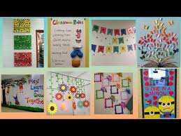 Setting the scene with thoughtful décor can create an environment that inspires and motivates students to learn. Classroom Decoration Ideas School Decoration Ideas Classroom Decoration Class Decoration Ideas Youtube