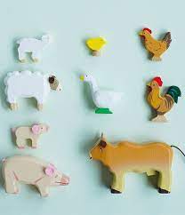 Le Toy Van Honeybake Sunny Farm Animals Dillard S Farm Animals For Toddler Wooden Animal Toys Farm Animal Toys