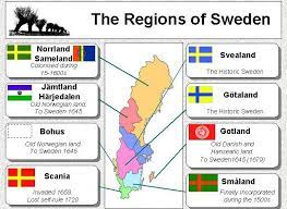 Click on the image to increase! The Regions Of Sweden Sweden Learn Swedish Sweden Travel