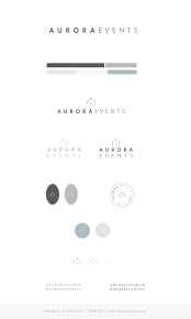 Brand Reveal Aurora Events Diseno De Marca Identidad Visual Identidad De Marca