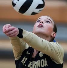 Triton Central at Mt. Vernon girls volleyball
