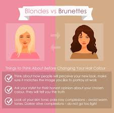 Most people endowed with a natural tan are born with black hair. Blonde Or Brunette How To Choose The Colour That Best Suits You Hello