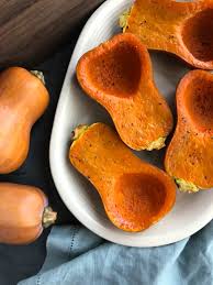 Fill 9×13 baking dish with 3/4 cup water, place each side of squash face down in dish, then cover dish with foil. How To Roast Honeynut Squash Finding Veggie Joy
