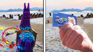 In honor of us launching our battle royale mode last week, i figured i'd start posting some of my concepts from fortnite. Opening The Loot Llama In Real Life Fortnite Season 5 Youtube
