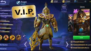 Con su mundo prácticamente consumido por este. Probando La Skin Vip De Roger Anubis Mobile Legends Youtube