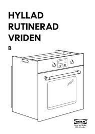 Ikea Hylladbackofen Pdf Anleitung Fur Herunterladen Kostenlos 50