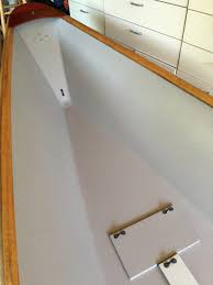 Do it yourself rhino liner for boats. Truck Bed Liner Paint As Interior Finish Small Boats Magazine