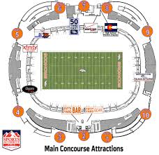 49 Veritable Mile High Stadium Chart