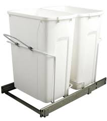 Knape Vogt 15 Bottom Mount Soft Close Double Pull Out Trash Cans 1 Quart At Menards Made from polyethylene construction with metal coil support, this collapsible garbage can is a rugged and durable for easy clean up of all your large.