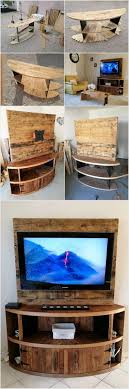 Diy Wood Pallet Entertainment Center Tv Stand Pallet Entertainment Centers Diy Entertainment Center Pallet Diy