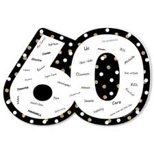 The 64 lined pages allow plenty of room for guests to record their very own special message to the couple. Adult 60th Birthday Gold Guest Book Sign Birthday Party Guestbook Alternative Signature Mat Walmart Com Walmart Com