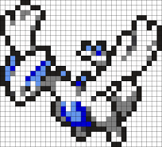 Lugia Perler Bead Pattern Bead Sprite Pokemon Soleil Et Lune Croquis De Loup Pokemon Perle