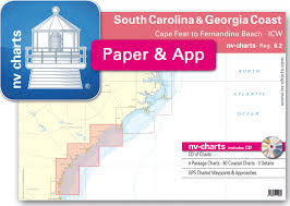 nv charts reg 6 2 south carolina georgia coast cape fear to fernandina beach icw