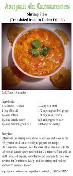 Asopao De Camarones Shrimp Stew Translated From La Cocina Criolla Base Para Pastelillos De Camarones Mas La Papa Boricua Recipes Food Mexican Food Recipes