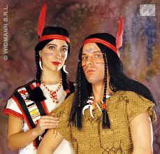 Auf ladenzeile findest du dein kostüm als indianer und accessoires zu fasching wie kopfschmuck. Indianerin Indianer Perucke Lang Mit Feder Kaufen Bei Preiswert123