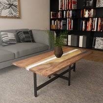 This coffee table reflects highly decorative details, oversized claw feet, decorative carving inlay veneers on the apron, all carefully selected in a symphony of material. Contemporary Inlay Coffee Table Wayfair