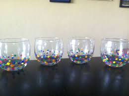 Acrylic Paint On Wine Glasses Painted Wine Glasses Glass Painting Stemless Wine Glass