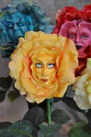 Born richard walter jenkins jr.; Alice In Wonderland Talking Flowers Burton Inspired Golden Rose By Sutherland Dolls Art Dolls Ooak