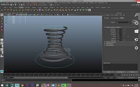 Maya Tutorial How To Model A Cone Shaped Helix Maya Modeling 3d Modeling Tutorial Tutorial