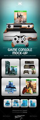 Game Console Mock Up Mockup Game Design Game Console