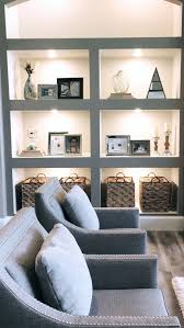 How To Decorate Deep Built In Shelves Using Transitional Home Decor Transitional Home Decor Built In Shelves Living Room Transitional House