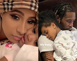 Cardi B and her daughter twinning 😍❤️