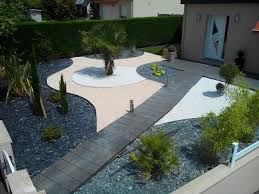Amenagement Jardin Sans Pelouse Avec Plus De Clarte Photographies Jardins Avant Jardin Mineral Amenagement Jardin