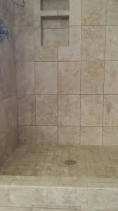 Replaced Shower Insert With Tile 2x2 Shower Floor And 9x13 On Wall Replace Shower Shower Inserts Shower Floor