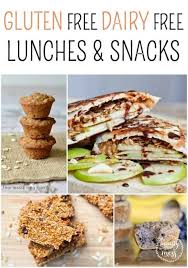From snacks to sandwiches to cookies. Gluten Free And Dairy Free Recipes For Lunch And Snack Ideas Dairy Free Lunch Dairy Free Recipes For Lunch Dairy Free Snacks