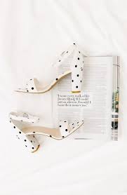 Black And White Polka Dot Heels Pin On Fashion Inspirations