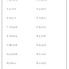 Free algebra worksheets (pdf) with answer keys includes visual aides, model problems, exploratory activities, practice problems, and an online component. Pre Algebra Worksheets On Isolating Variable