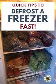 Fastest Way To Defrost Your Deep Freezer Upright Or Chest Deep Freezer Easy Vegetables To Grow Freezer Juicing Lemons