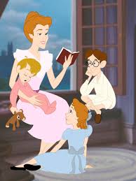 The Darling Family By Nookleuh92 On Deviantart Peter Pan Disney Disney Fan Art Peter Pan Art