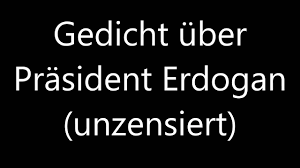 Yes, erdogan is fully and completely a president with a small d***. News Bohmermann Bekommt Seine Gerechte Strafe Erdogan Paragraf 103 Angela Merkel Zdf Youtube
