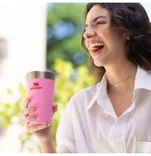 Copo Térmico de Cerveja Stanley Cotton Candy