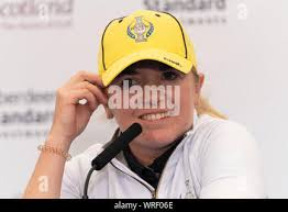 Auchterarder, Scotland, UK. 10 September 2019. Day one of the Junior  Solheim Cup 2019 at the Centenary Course at Gleneagles. Tuesday Morning  Foursomes. Pictured Lilas Pinthier (l) and Paula Schulz-Hanssen of Europe