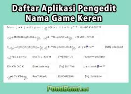 Aplikasi mencari nama ff keren dan unik. Download Aplikasi Edit Nama Ff Keren 2021 Ukuran Kecil
