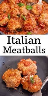 When i put the sauce on i put a few slits with a knife into the meat and let the sauce really get in. These Are My Mom S Traditional Italian Meatballs A Fast And Delicious Italian Recipe Made With Beef Italian Recipes Italian Recipes Traditional Beef Recipes