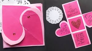 Diy valentine cards handmade easy for boyfriend/love card making/handmade gift ideas for valentine's day.how to make love. Love Card Making Idea For Boyfriend Love Card For Beginners Tutorial Youtube