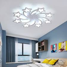 Star Shaped Led Chandelier With 9 Lights Lamps Zone Ceiling Design Living Room Ceiling Lights Living Room Ceiling Design Modern