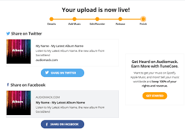 That's the button you should click. Successful Uploading Music On Audiomack The Socioblend Blog