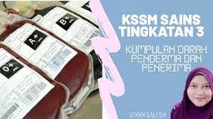Diketahui hasil uji urin di laboratorium, urin banyak mengandung kapur dan fosfor, hal ini menindikasikan bahwa terambilnya fosfor dan kalsium dalam t … ulang, hal ini di sebabkan oleh…. Kumpulan Darah Penderma Dan Penerima Kssm Sains Tingkatan 3 Youtube
