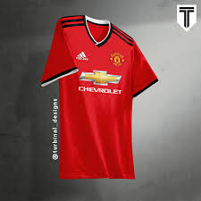 The red devils' upcoming kit retains most of the usual features: Manchester United Home Concept Kit