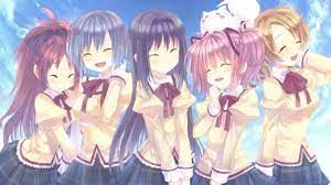 انمي صديقات في المدرسة anime best friends cute cartoon wallpapers anime