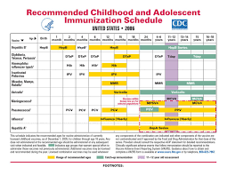 Infant Vaccine Schedule Examples And Forms